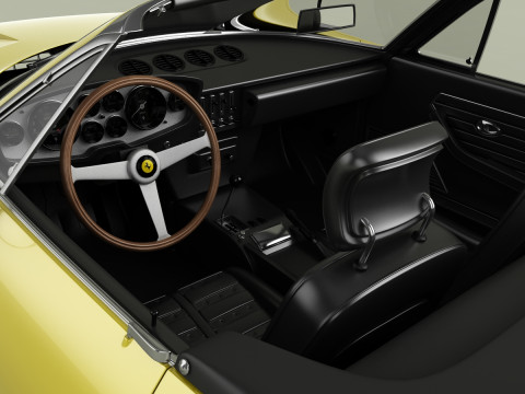 Ferrari 365 GTS-4 Daytona Plexiglass Model 3D