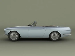 volvo p1800 convertible 3D Model
