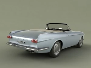 volvo p1800 convertible 3D Model