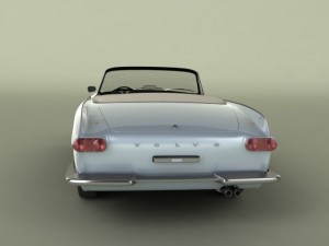 volvo p1800 convertible 3Dモデル