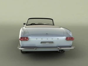 volvo p1800 convertible 3D Model