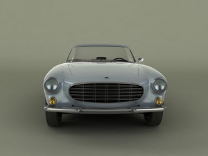 volvo p1800 convertible 3Dモデル
