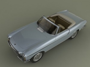 volvo p1800 convertible 3Dモデル