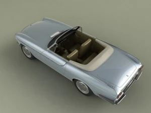 volvo p1800 convertible 3D Model