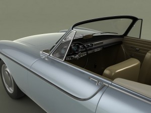 volvo p1800 convertible 3Dモデル