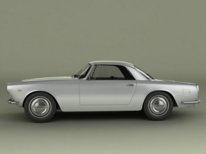 lancia flaminia gt 3D मॉडल