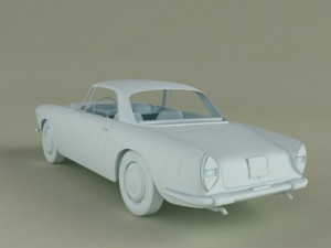 lancia flaminia gt 3D मॉडल