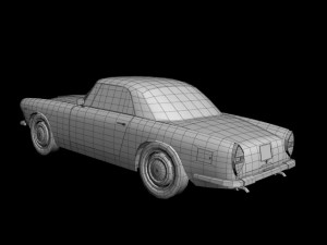 lancia flaminia gt 3D मॉडल
