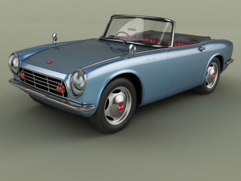 Honda S500 3D Модель