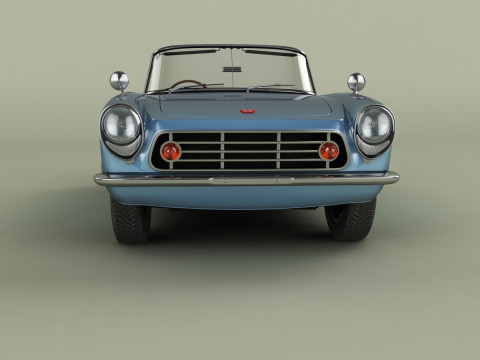 Honda S500 3D-Modell