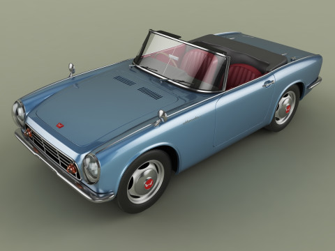 Honda S500 3D-Modell