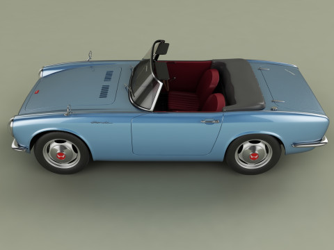 Honda S500 3D-Modell