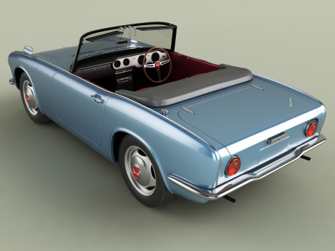 Honda S500 3D-Modell