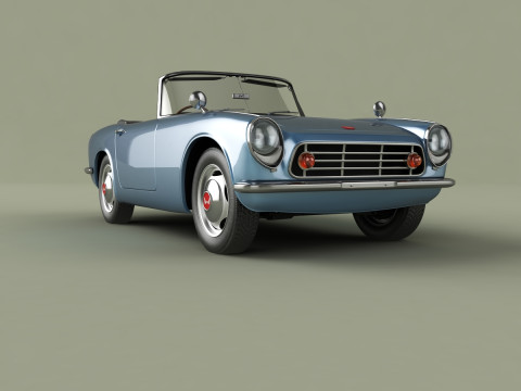 Honda S500 3D-Modell