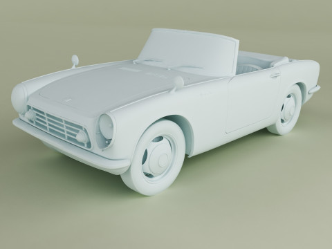 Honda S500 3D-Modell