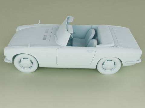 Honda S500 3D-Modell