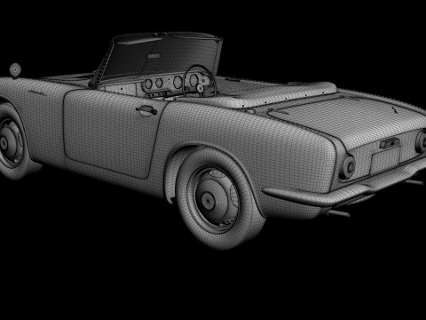 Honda S500 3D-Modell
