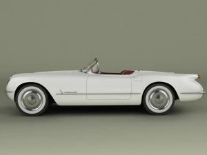 chevrolet corvette 1953 3D Model