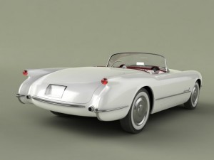 chevrolet corvette 1953 Model 3D