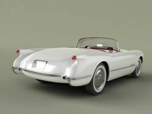 chevrolet corvette 1953 3D Model