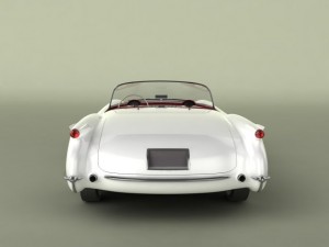 chevrolet corvette 1953 Model 3D