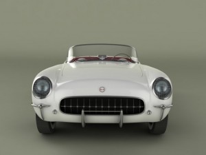 chevrolet corvette 1953 Model 3D