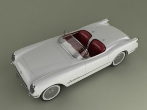 chevrolet corvette 1953 Model 3D