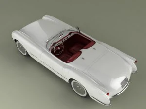 chevrolet corvette 1953 3D Model