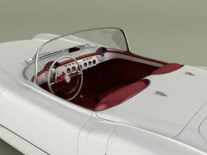 chevrolet corvette 1953 3D Model