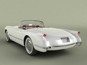 chevrolet corvette 1953 Model 3D