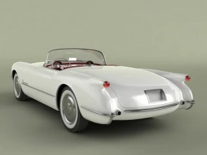 chevrolet corvette 1953 3D Model