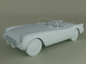 chevrolet corvette 1953 3D Model