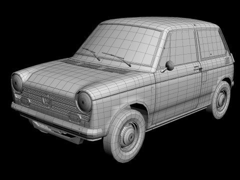 Honda N360 3D मॉडल