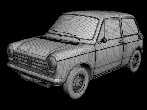 Honda N360 3D मॉडल