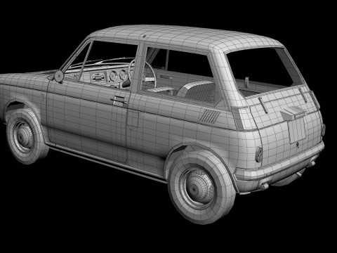 Honda N360 3D मॉडल