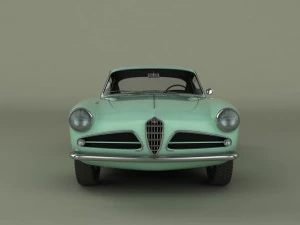 alfa romeo 1900 css 3D Model