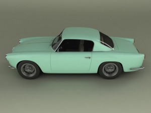 alfa romeo 1900 css 3D Model