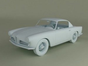 alfa romeo 1900 css 3D Model