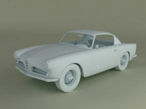 alfa romeo 1900 css 3D Model