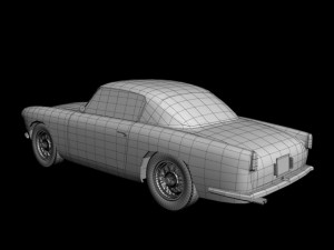 alfa romeo 1900 css 3D Model