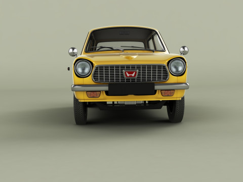 Honda NIII600 3D Модель