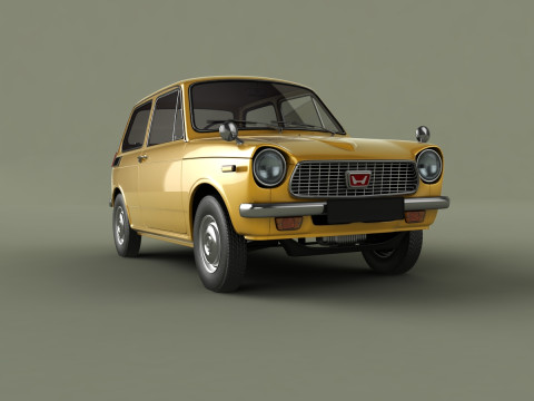 Honda NIII600 3D Модель