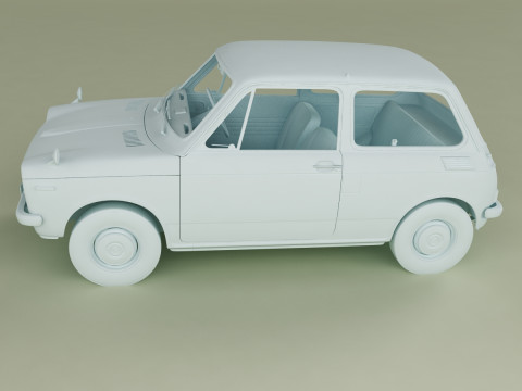 Honda NIII600 3D Модель