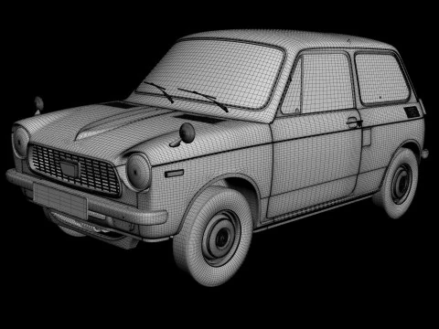 Honda NIII600 3D Model