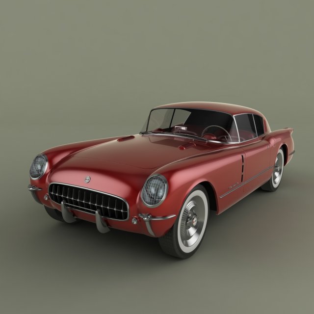chevrolet corvette corvair concept Modelo 3D .c4d .max .obj .3ds .fbx .stl .blend 