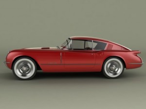 chevrolet corvette corvair concept Modelo 3D