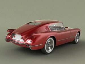 chevrolet corvette corvair concept Modelo 3D