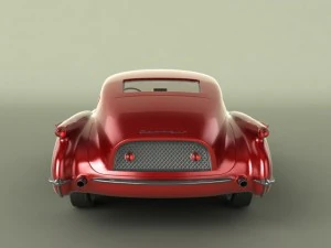 chevrolet corvette corvair concept 3D Model