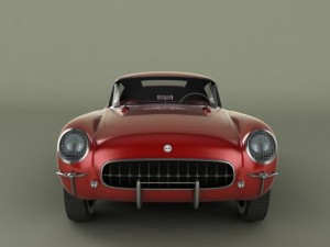chevrolet corvette corvair concept Modelo 3D