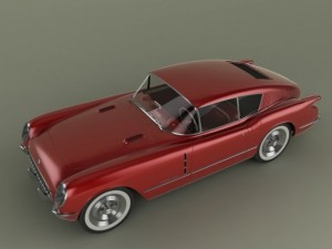 chevrolet corvette corvair concept Modelo 3D